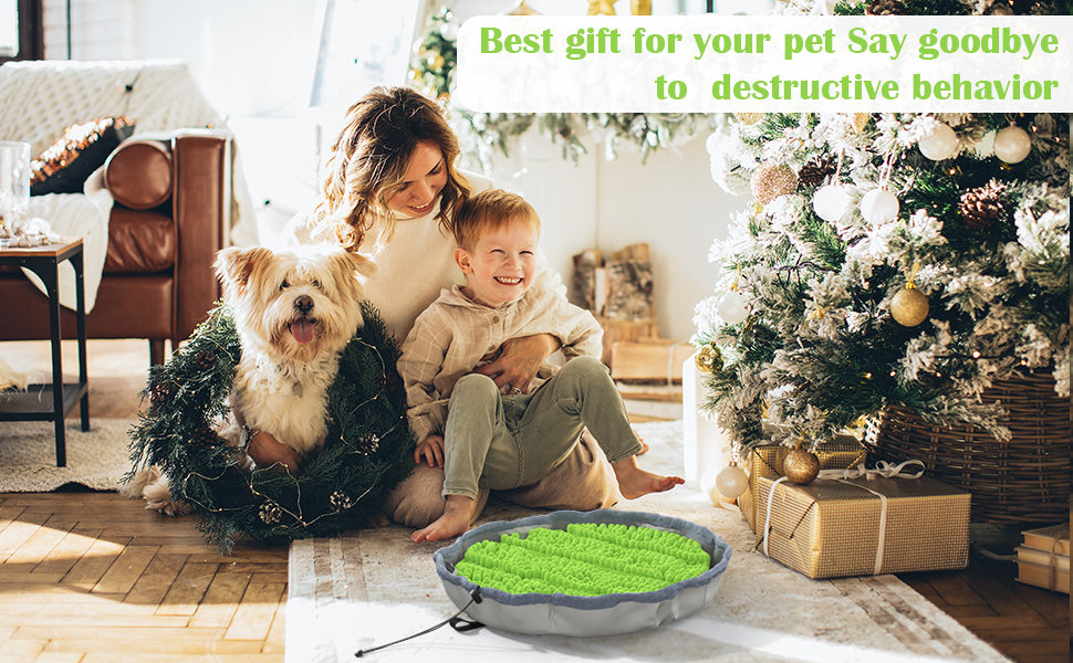 Snuffle Mat For Large Dog, 18.5 Inch Digging Toys Feeding Mat for Natural Foraging Skill Training, Anti-Torn Design Dogโฆ - Image 7