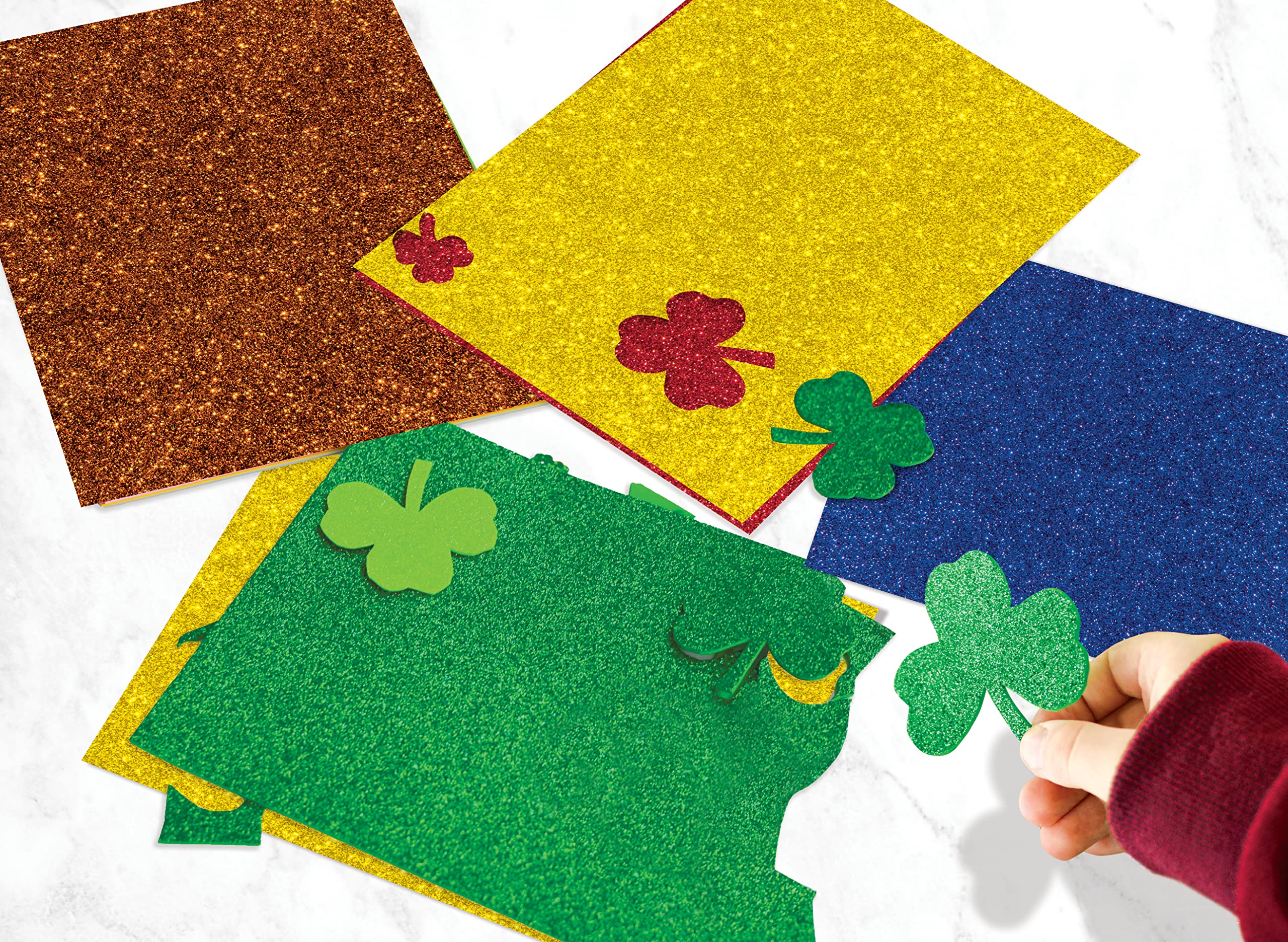 Interdruk - DIY Craft Foam Sheets - 8x A4 Sheets - Pastel