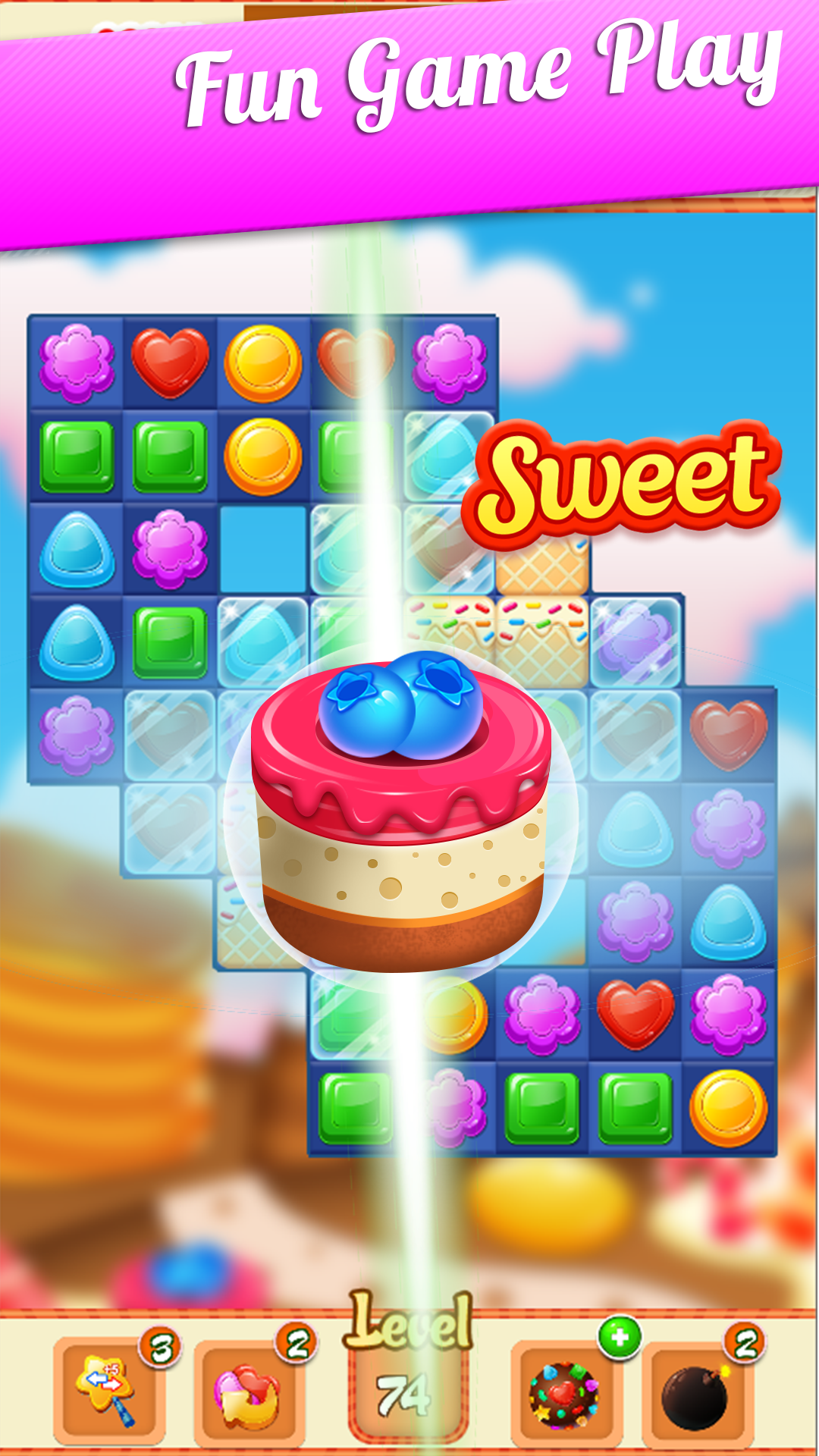 Cookie Yummy Crush Free Match 3 Games for Girls and