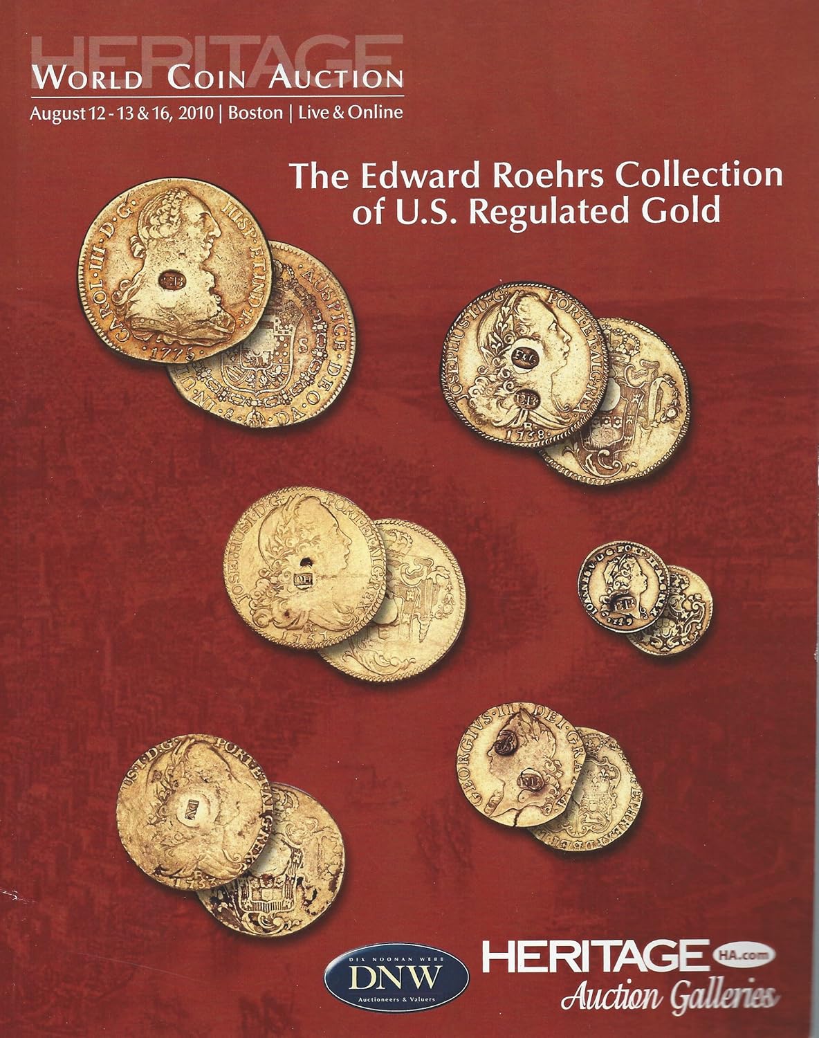 The Edward Roehrs Collection of U.S. Regulated Gold, Specialized Coin