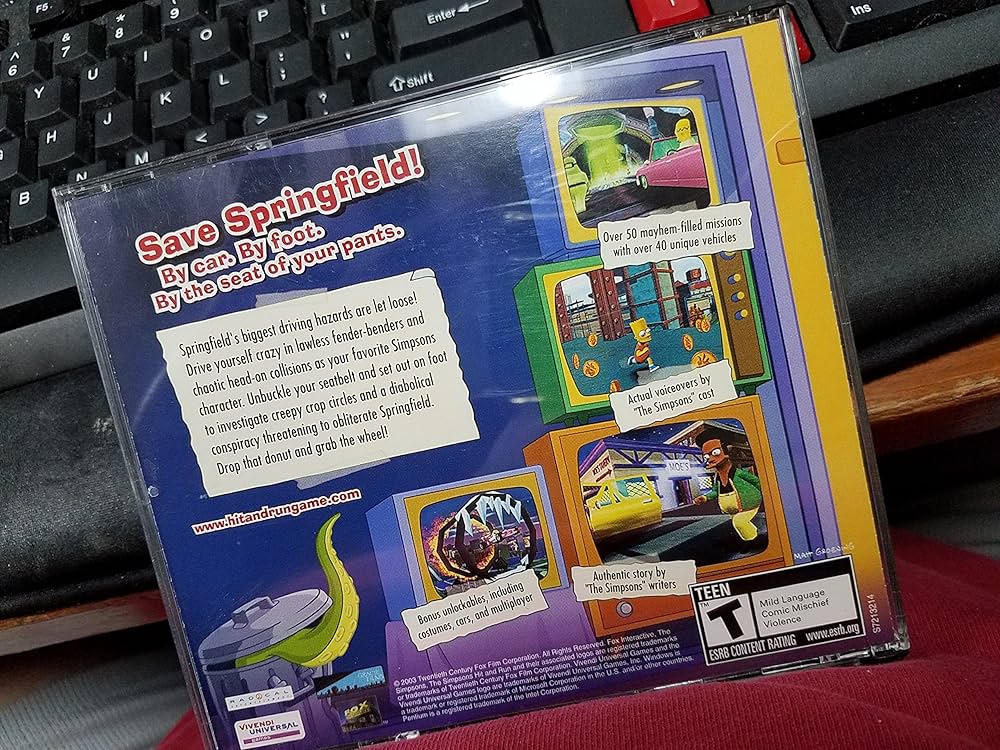 The Simpsons Hit and Run PCゲーム Simpsons: Hit & Run (PC, 2003) for sale online | eBay