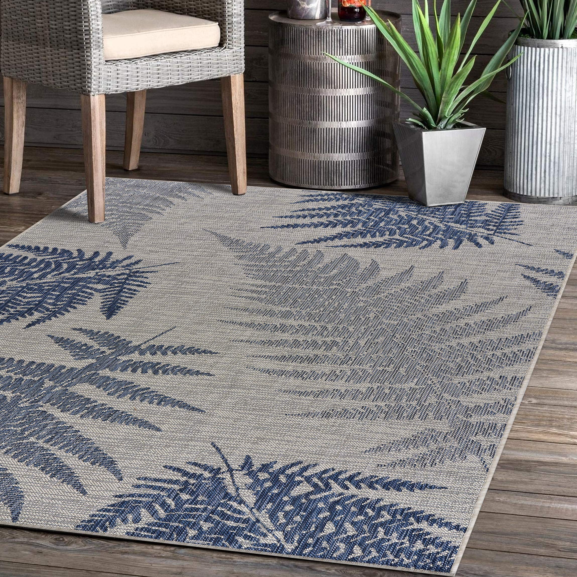 Amazon.com: LR Home 5' x 8' Indoor/Outdoor Area Rug for Home