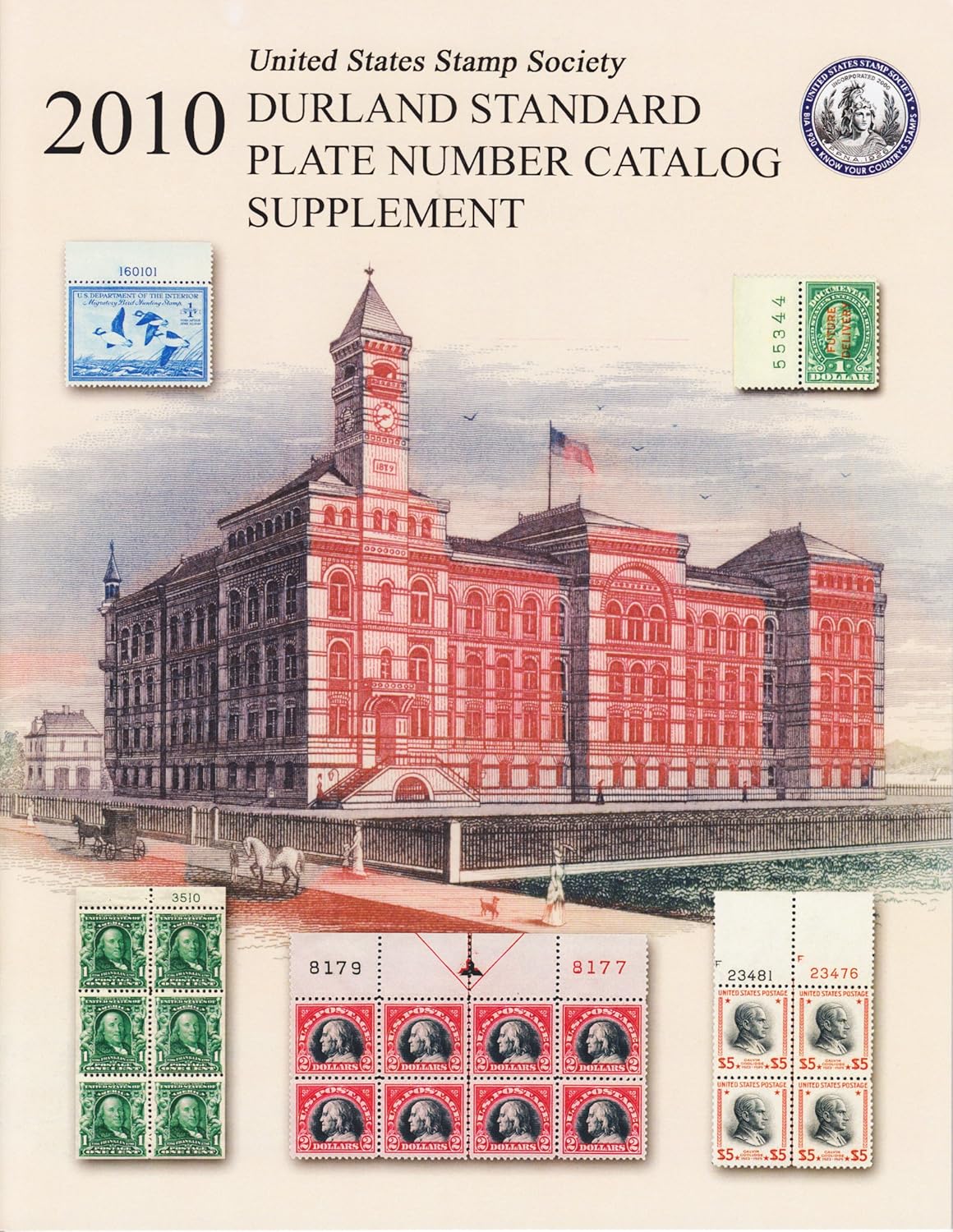 2010 Durland Standard Plate Number Catalog Supplement W. Wallace