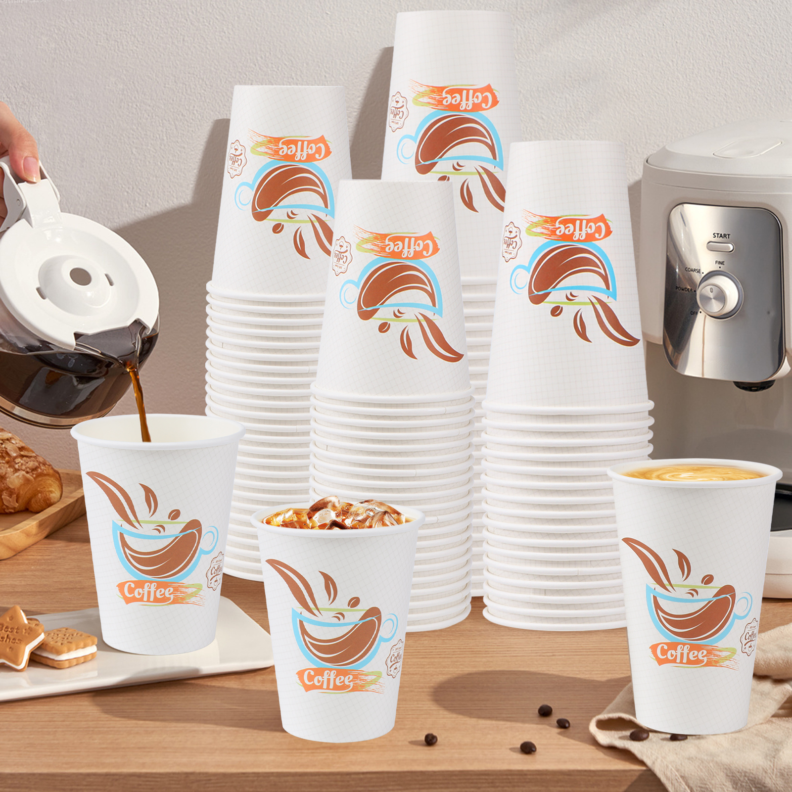 Buy Now: Paper Cups Without Lids - Amazon.com