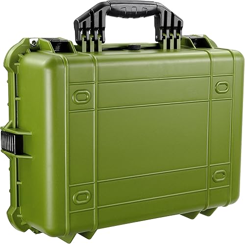 Miniatura 8 de Bushnell Funda rígida impermeable grande de 20 pulgadas para binoculares, óptica, equipos, a prueba de golpes y listo para la TSA (verde OD)