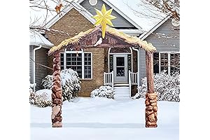 THREE KINGS GIFTS THE ORIGINAL GIFTS OF CHRISTMAS 81 Inch, Metal Stable...