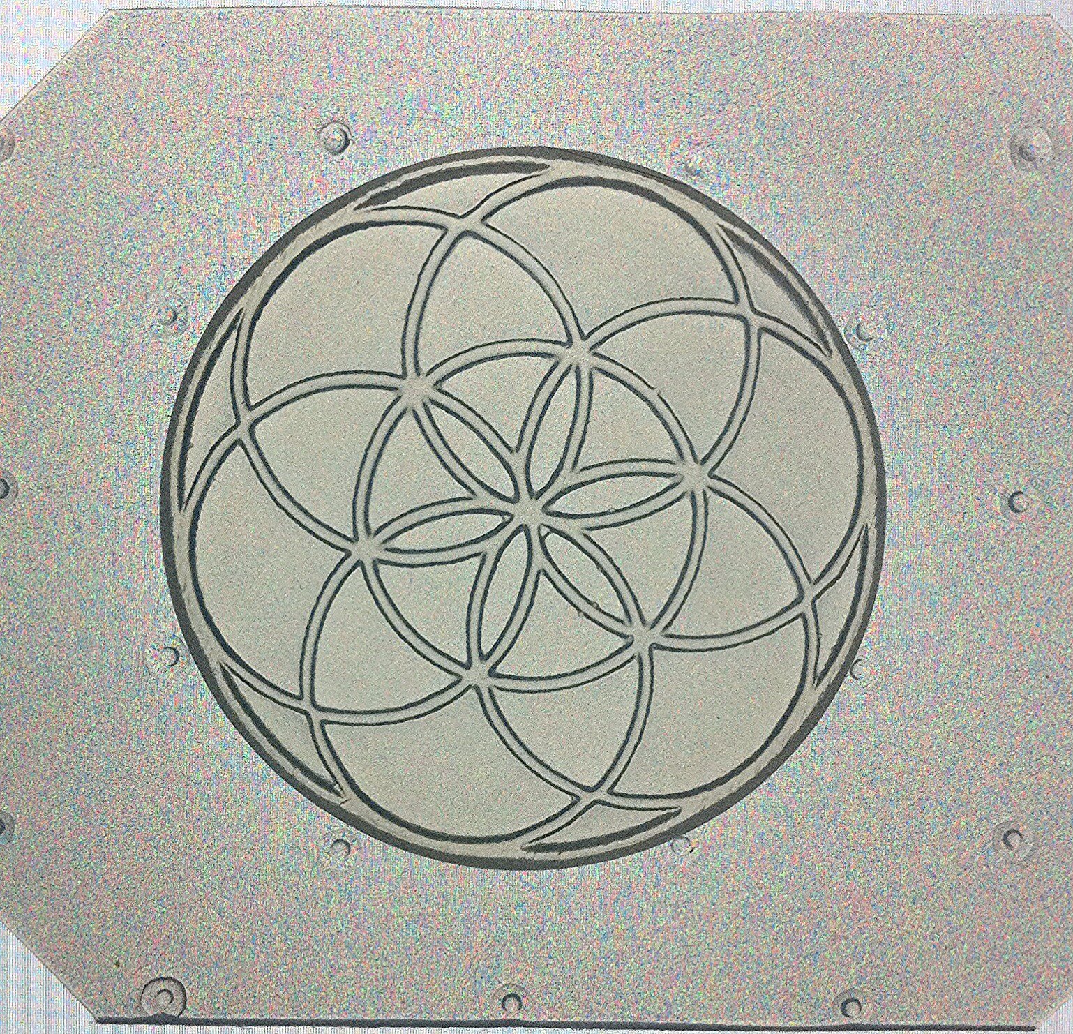 Flexible Resin or Chocolate Mold Sacred Geometry Seed of Life