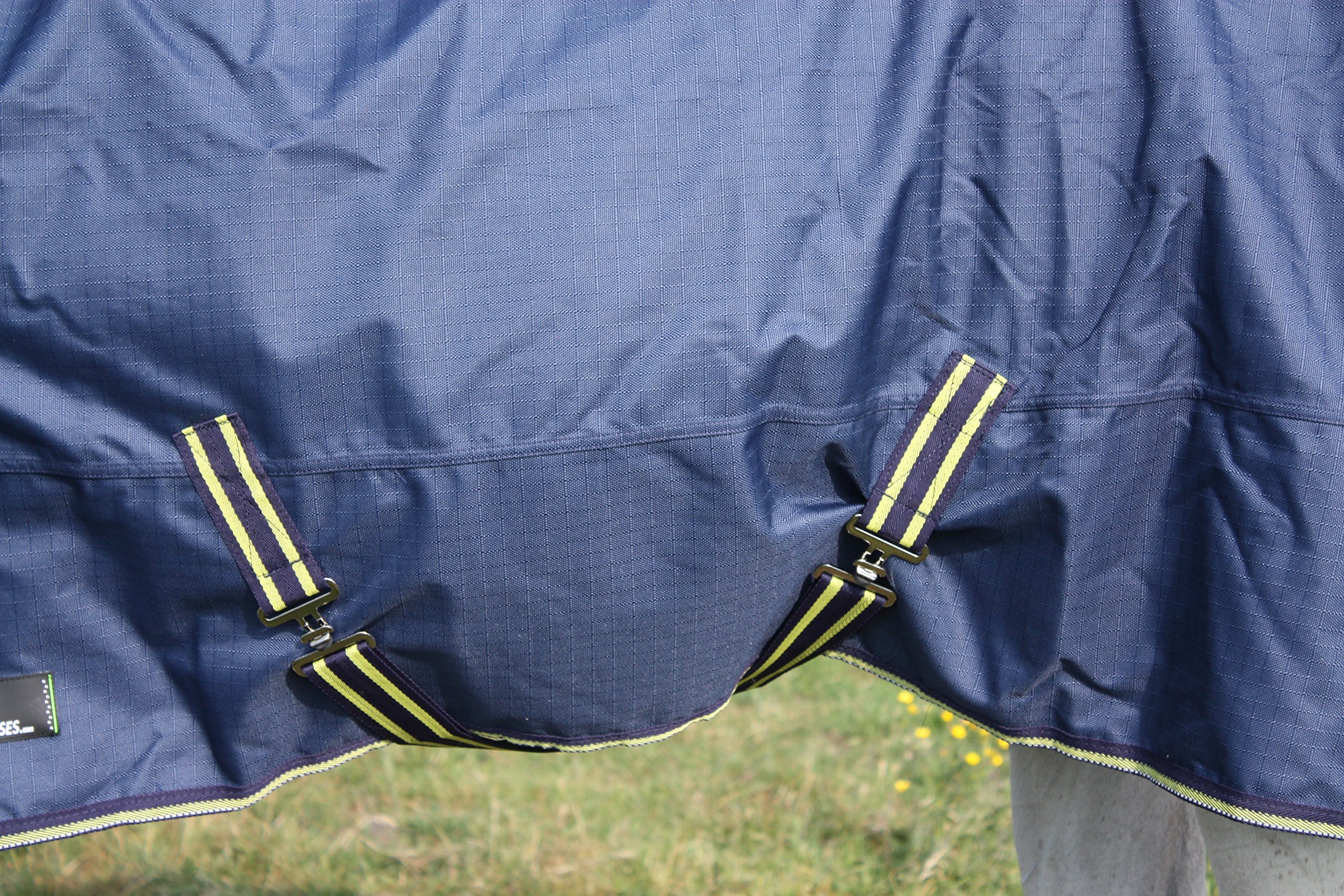 1200Denir High Neck 100g Pferdedecke Winterdecke Paddockdecke Stalldecke Weidedecke Rug (155 cm)