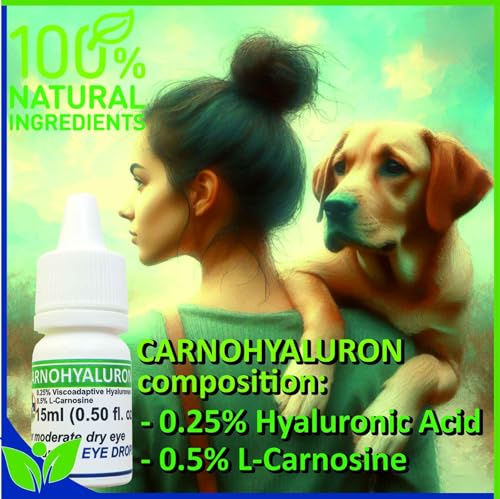 Generic Lubricating Gel Eye Drops 15Ml With Hyaluronic Acid 0.25% & L-Carnosine For Pets Cat&Dog Moisturizer Soothes Dryness And Irritation & Itchy thumb #4