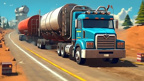 Oil Cargo Truck Transporter Offroad Driving Simulator 3D Games