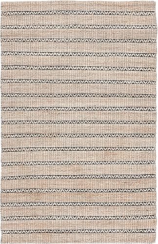 Miniatura 7 de Safavieh Natural Fiber Collection NFB655M - Alfombra de pasillo de algodón y yute a rayas de tejido plano 2 pies 3 pulgadas x 8 pies color azul