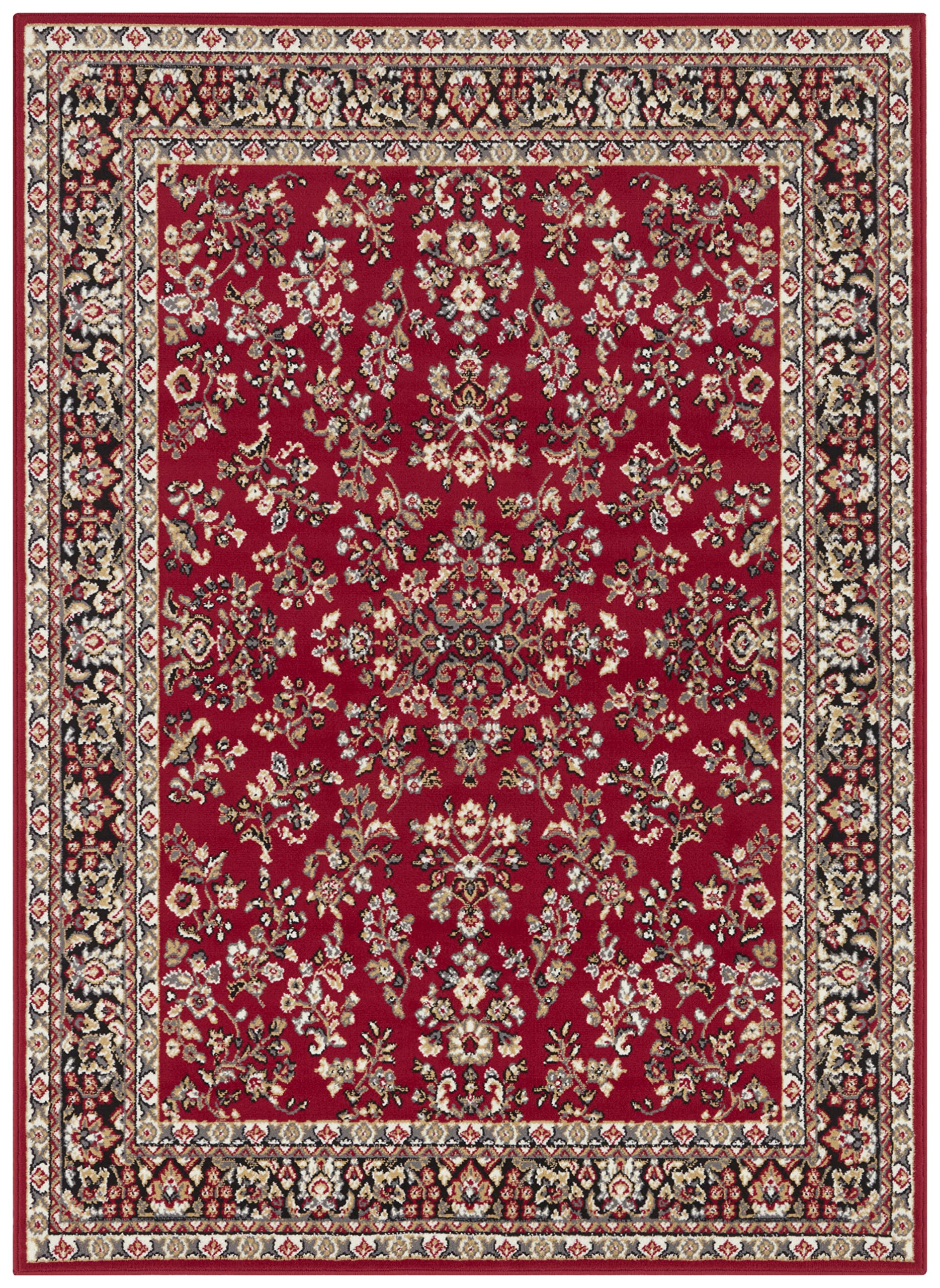 HANSE Home Zabul Oosters laagpolig tapijt Oosterse Perzische look, kleur: rood, Maat:80x150 cm