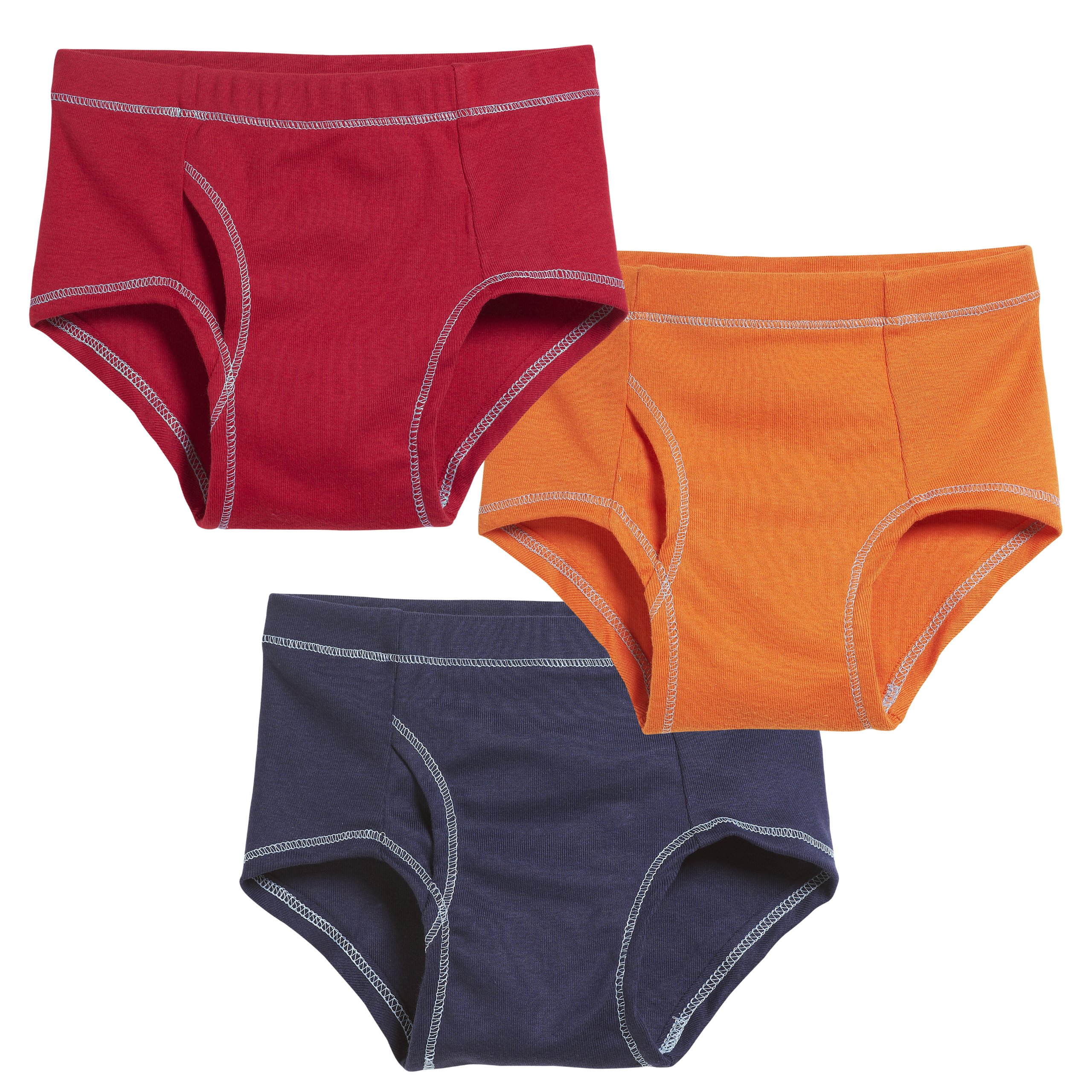 Made in USA Boys Briefs Cotton Underwear Suitable for Sensitive Skins 3-Pack Underpants SPD Sensory Friendly Clothing Classic