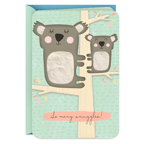 Hallmark Baby Shower Card for New Parents (Koalas, So Many Snuggles) Welcome New Baby, Congratulations, Gender Reveal