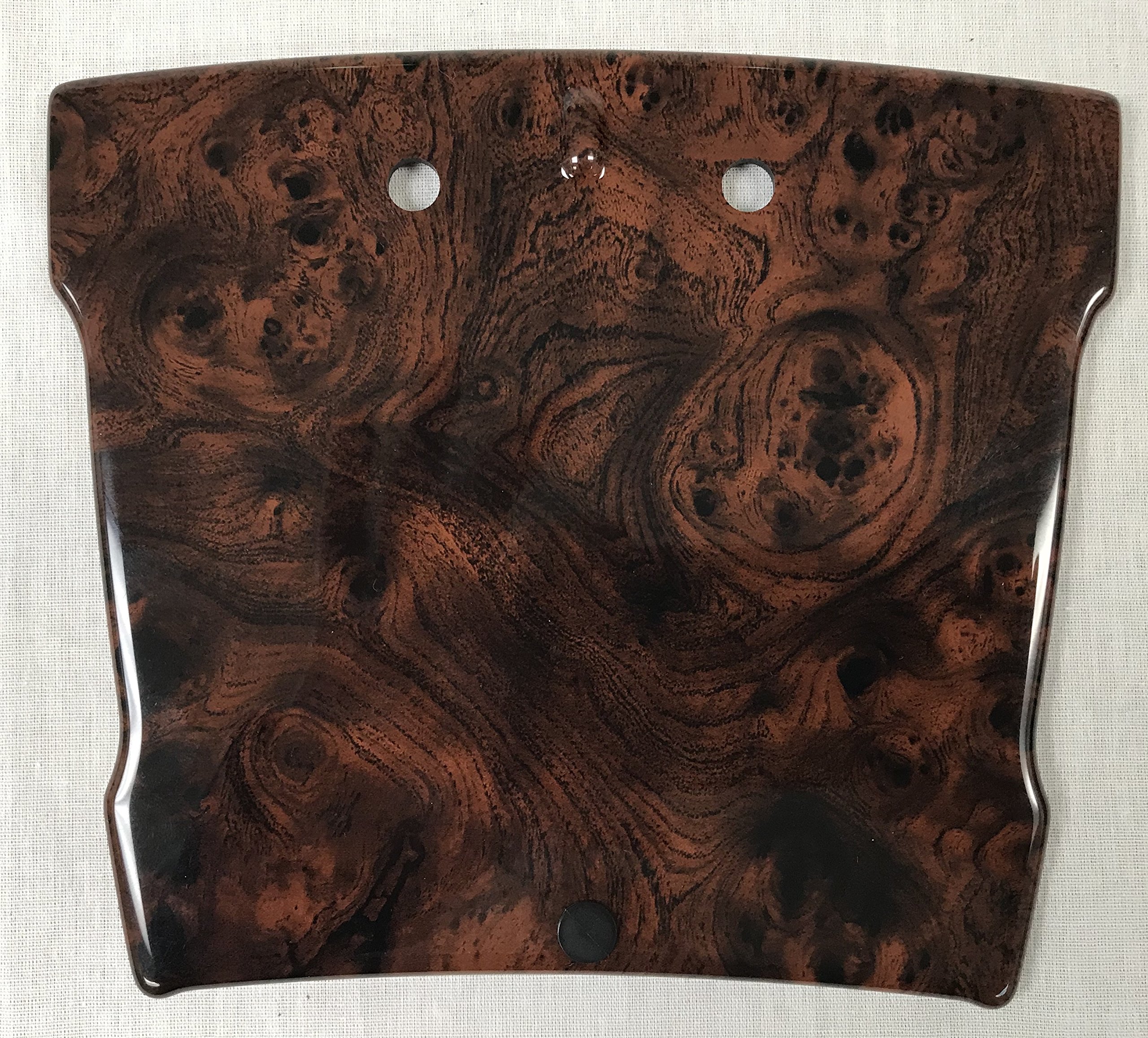 Steering Wheel Cover Scorecard Cover in Dark Burled Woodgrain for Club Car Golf Cart (Fits Ds and Older Precedent Models)