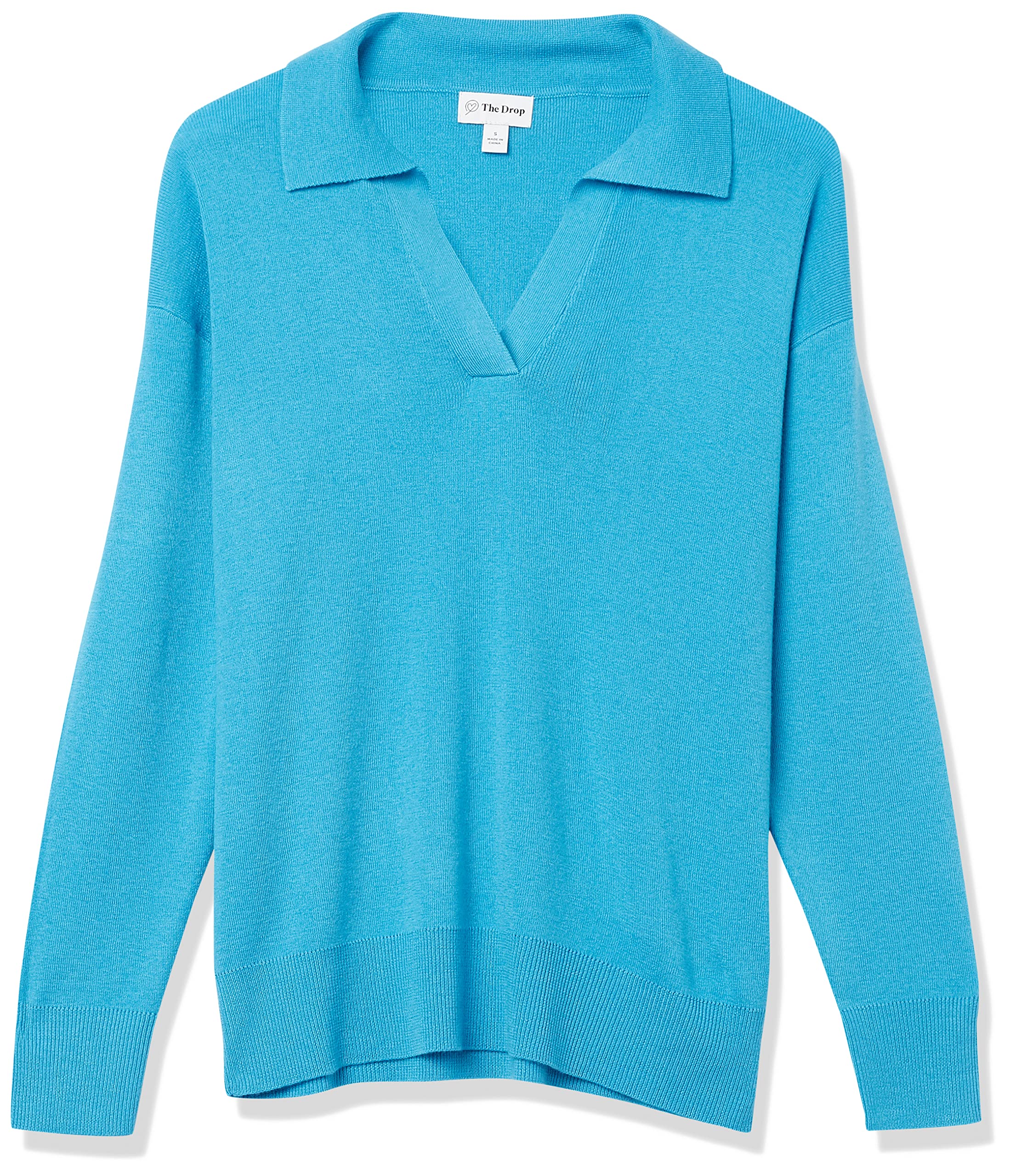 The Drop Women's Meena Loose-Fit Sweater Polo