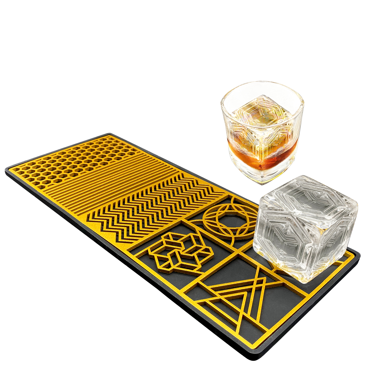 Molde moderno para cubos de hielo con sello miniatura 7