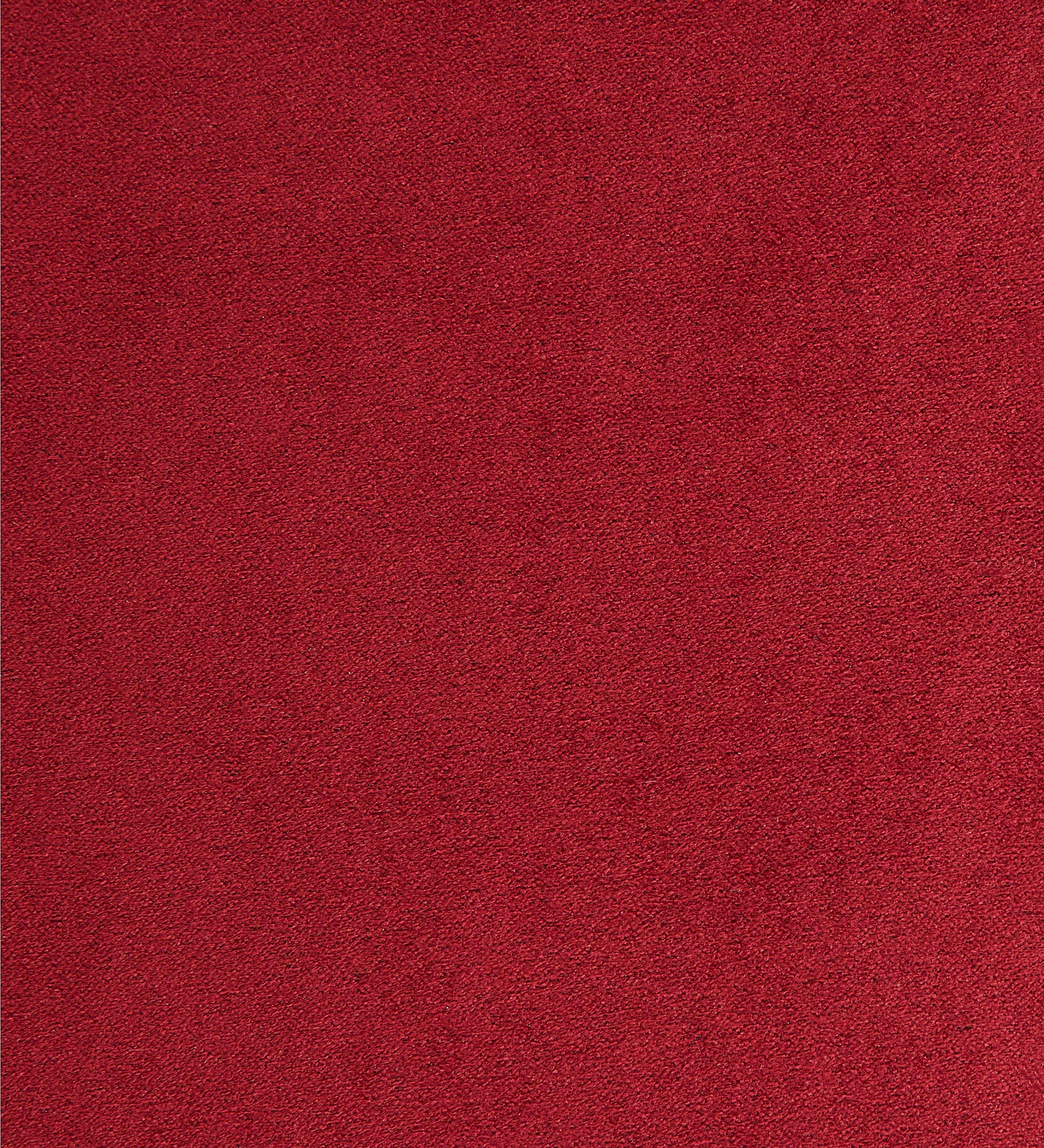 Cavadore Ecksofa Belfast mit Ottomane rechts / Polsterecke mit Federkern / inkl. Vorziehsitz und Bettkasten / 243 x 88 x 218 / Mikrofaser Dunkelrot