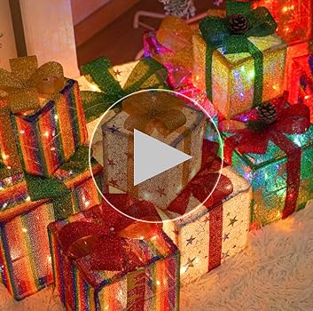 Amazon.co.jp: bumxca クリスマスプレゼントボックスLEDライト