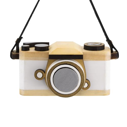 Hallmark Retro Camera Christmas Ornament, Wood