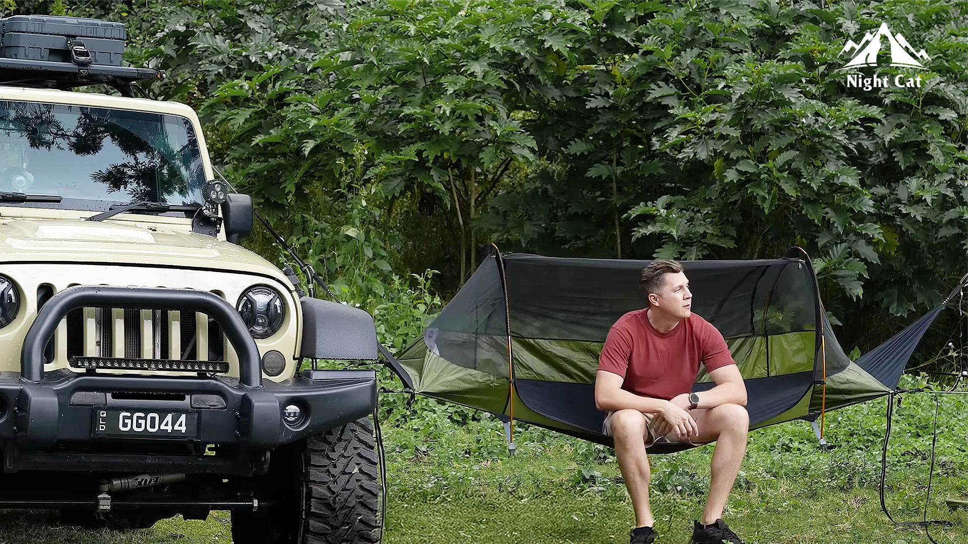 Amazon.com : Night Cat Flat Lay Hammock Tent with Mosquito Net