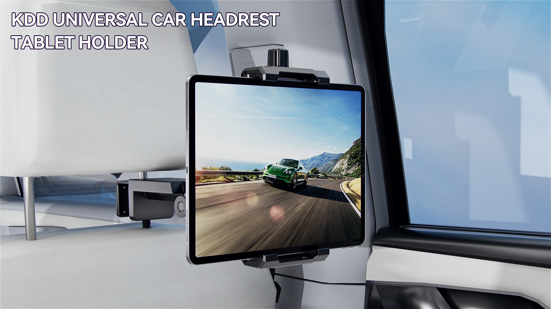 Support Tablette Voiture 360° Rotatif – Fixation Appuie-tête Universelle Pour IPad, Tablette & Téléphone 4.7-12.9 Pouces