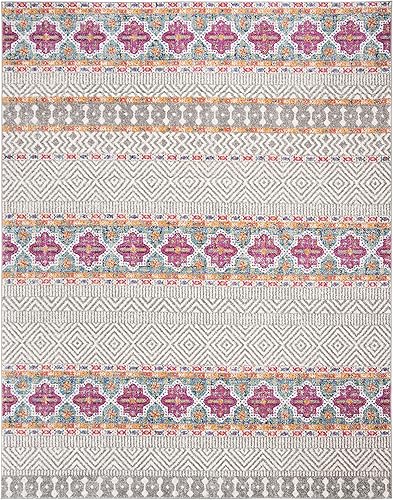 Miniatura 2 de SAFAVIEH Madison Collection - Alfombra extragrande de 12 x 15 pies, diseño bohemio chic, no desprende pelusa y de fácil cuidado, ideal para zonas de