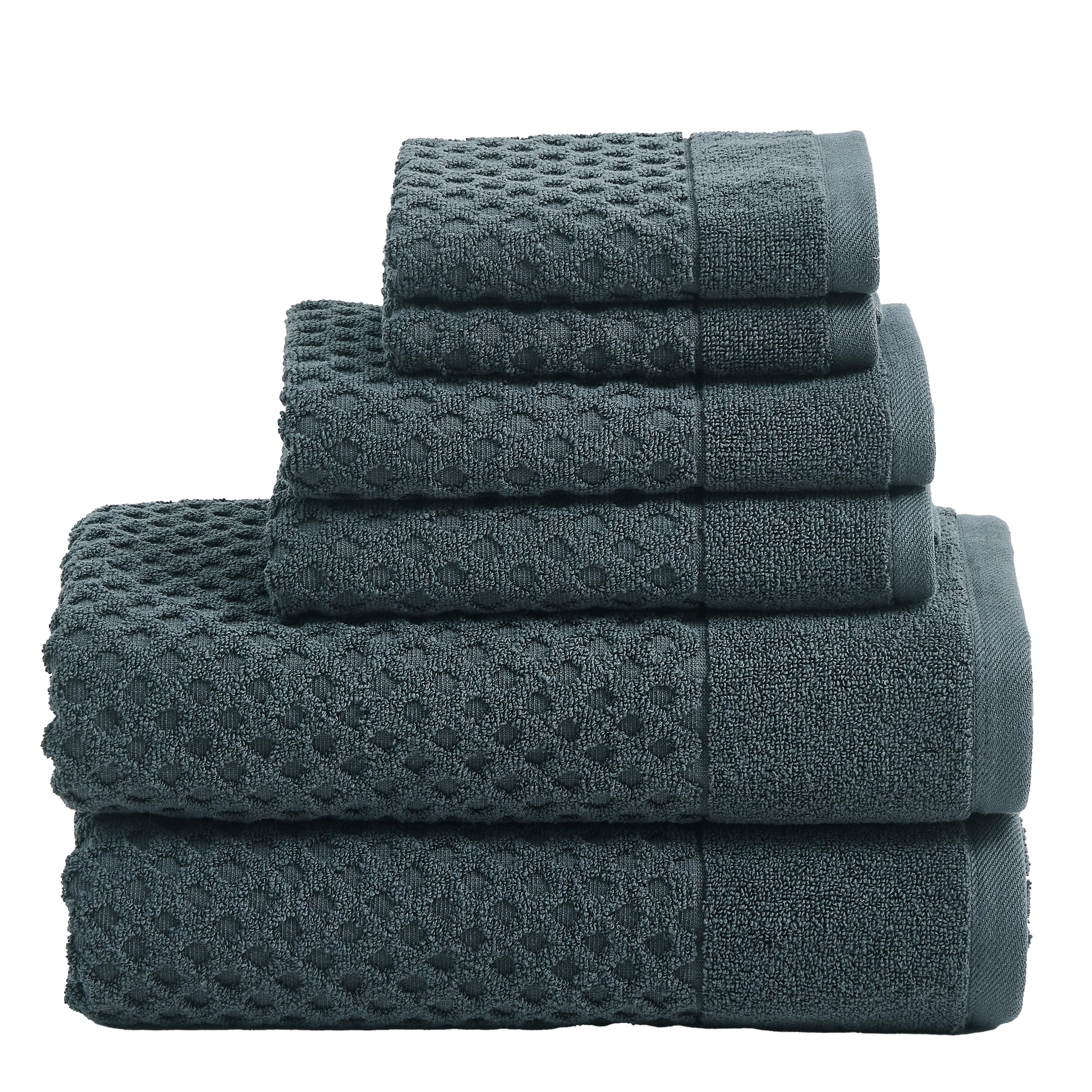 Simple&Opulence Premium Cotton Towel Set - 6 Piece -11