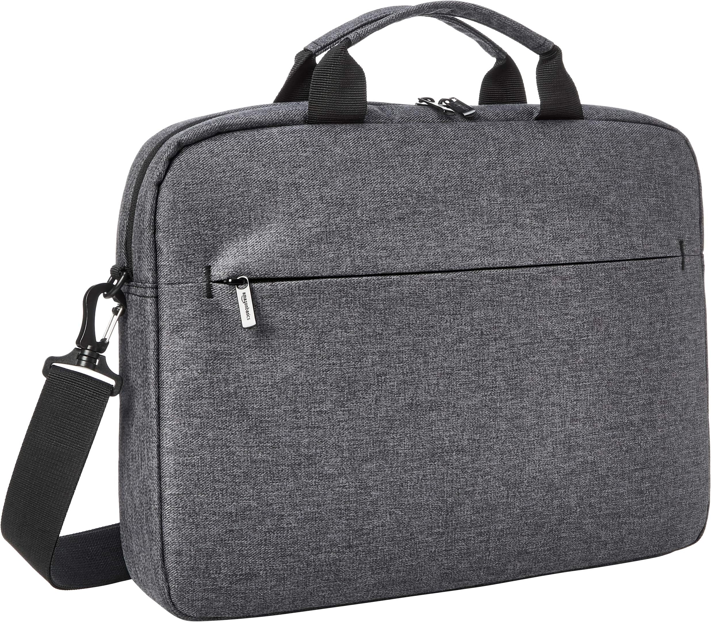 AmazonBasics Urban Laptop and Tablet Case Bag, 17 Inch, Grey