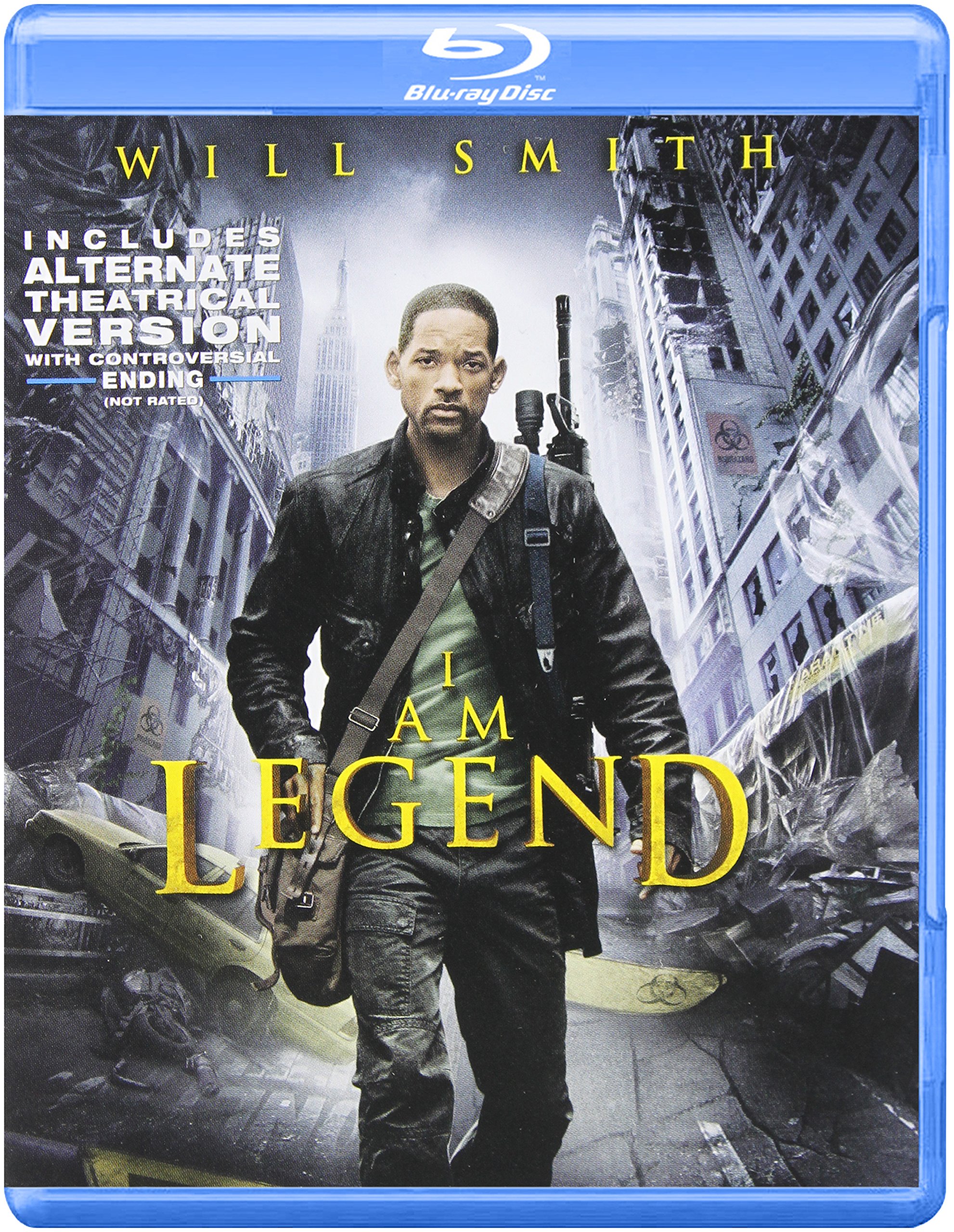 WARNER BROS I Am Legend Bilingual Blu-ray Post-Apocalyptic Film