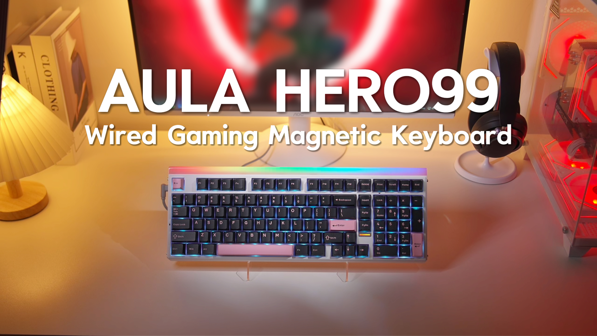Amazon.com: Aula Hero 99 Wired Gaming Keyboard, Hall Effect Switch