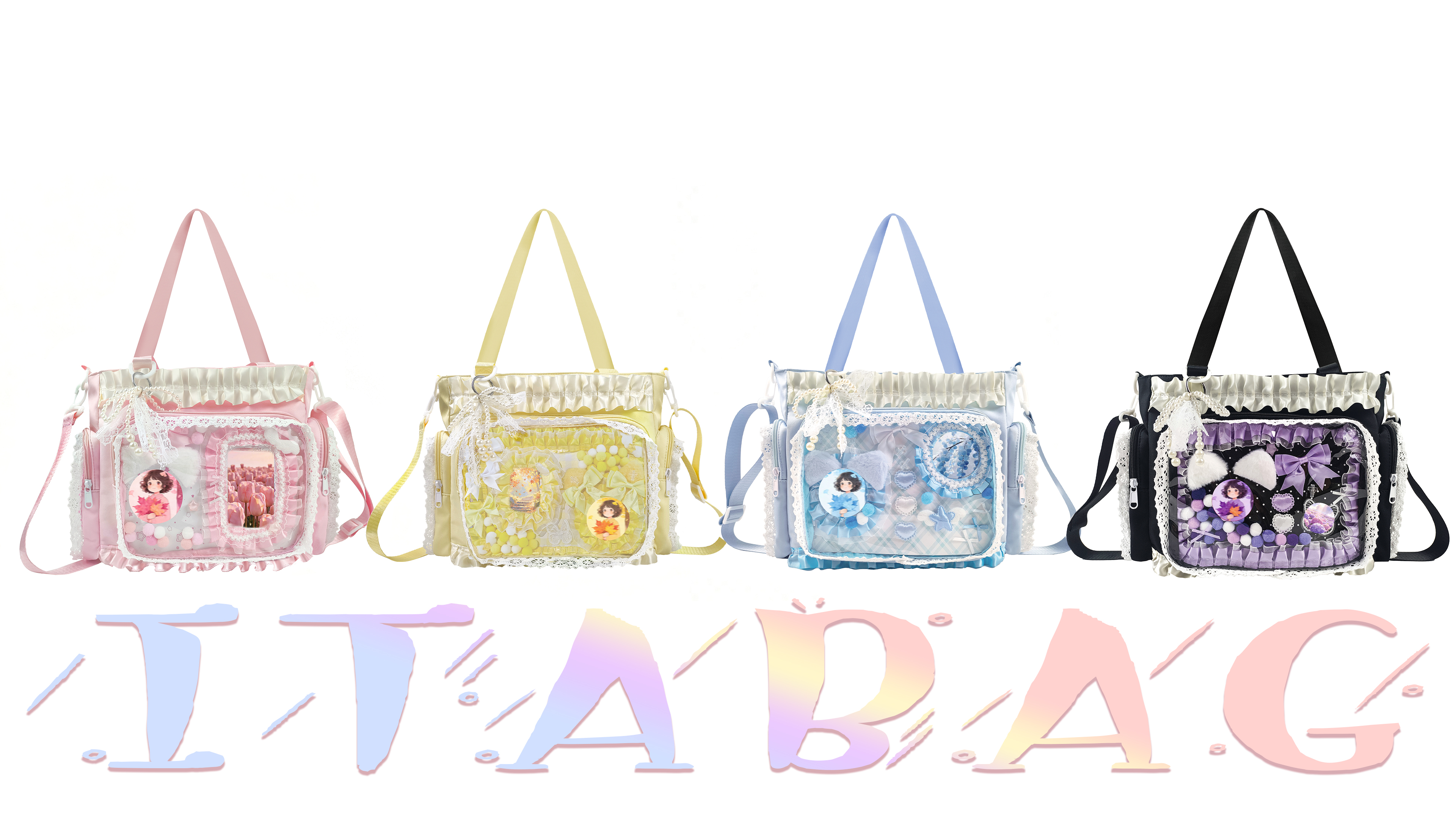 Bolso Crossbody Kawaii Ita Bag Estilo Y2K miniatura 7