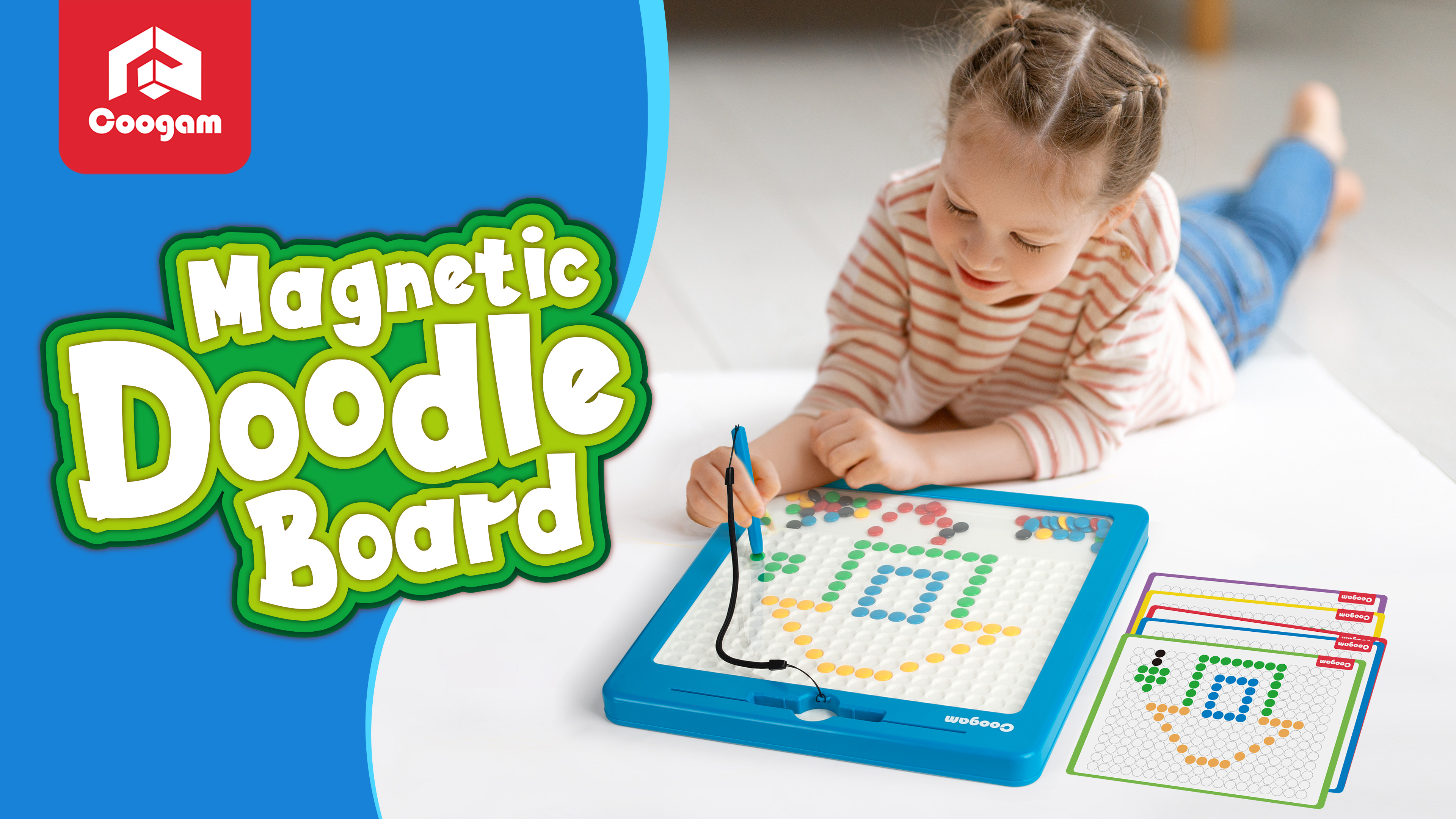 20 Piezas Set Espacial Magnético – Puzzle, Pizarra Para Dibujar, Piezas Magnéticas Y Escena Para Colorear – Juego Educativo STEM De Formas Y Creatividad Para Mayores De 3 Años