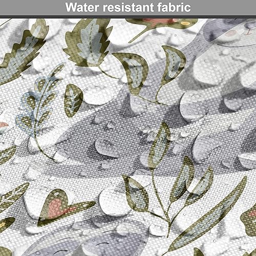 Vista 168 de Ambesonne - Tela multicolor impresa digital por The Yard