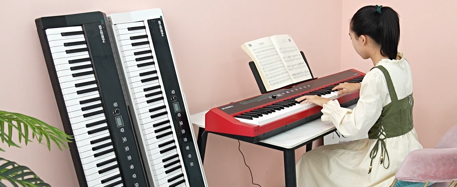 Amazon.com: SHEIRIN digital piano 88 keys weighted keyboard touch