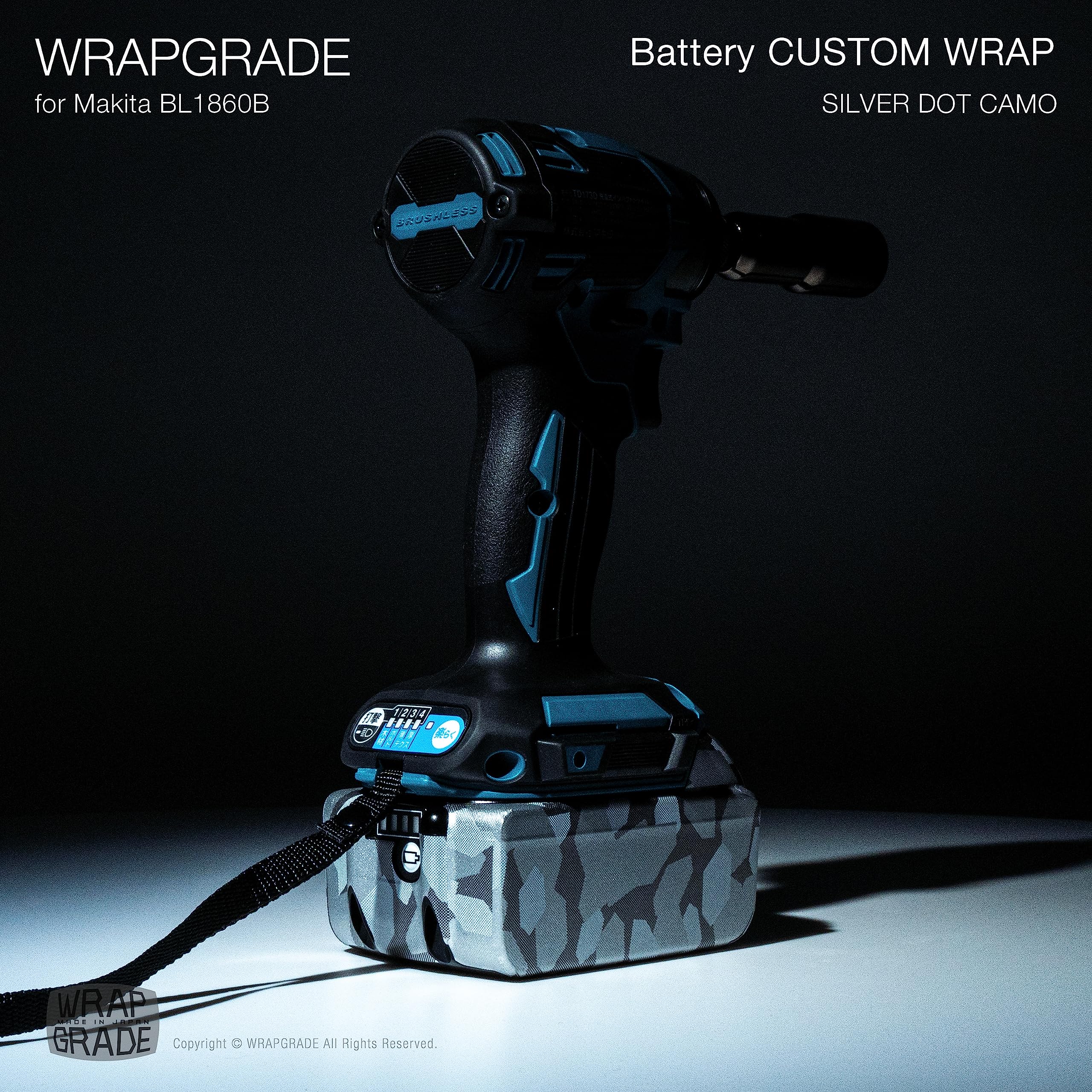 Amazon.co.jp: WRAPGRADE（ラップグレード）マキタ 18v バッテリー用 