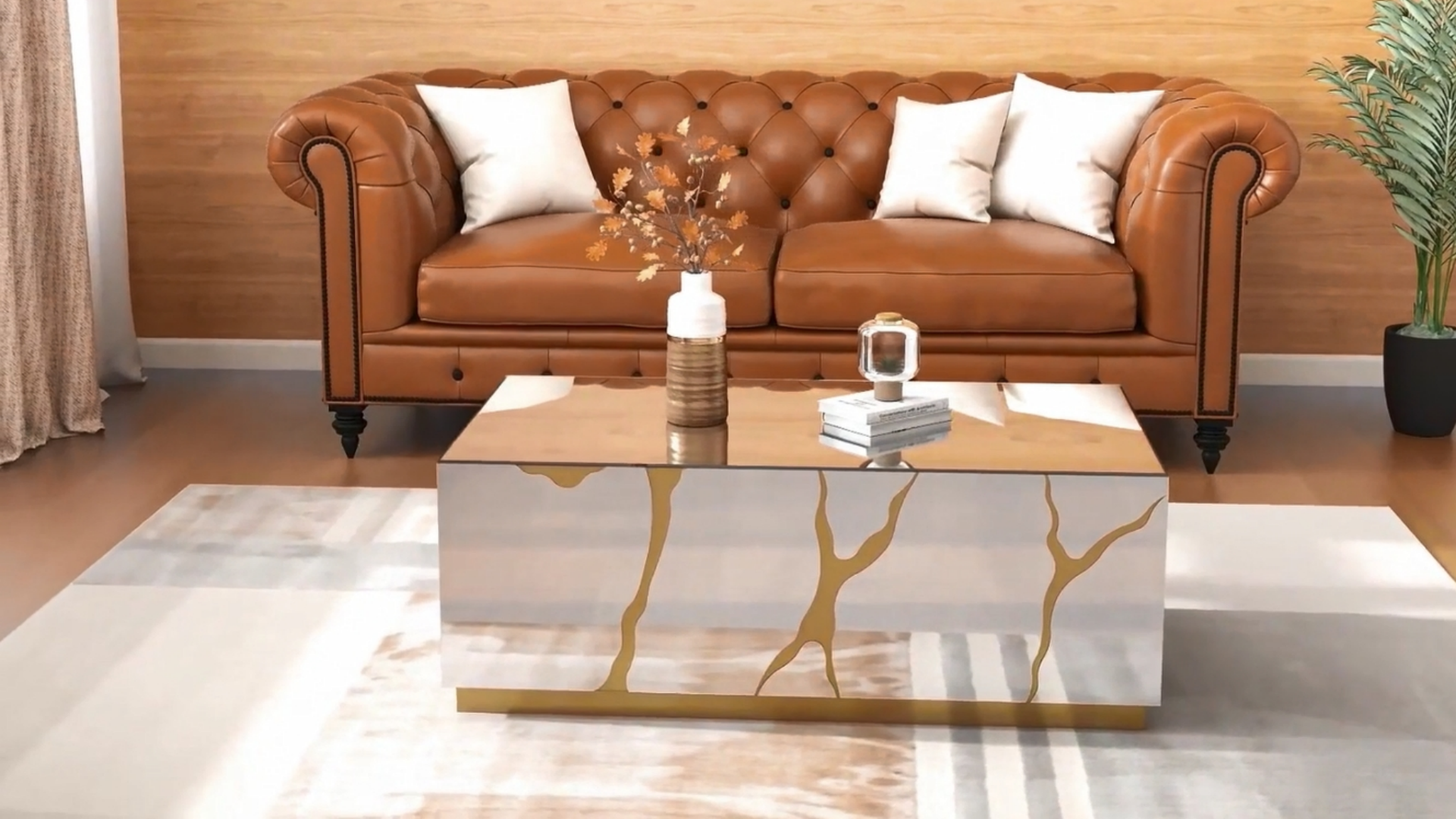 Amazon.com: Mirrored Coffee Table, 39