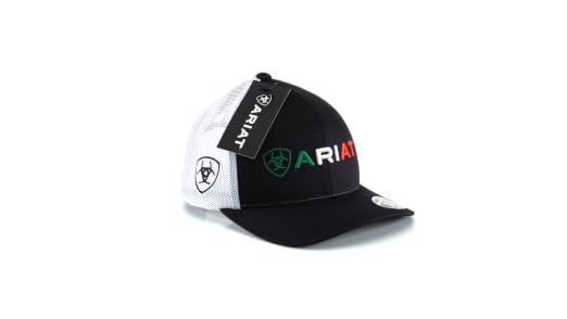 ARIAT Men's Mexico Cap Black at Amazon 