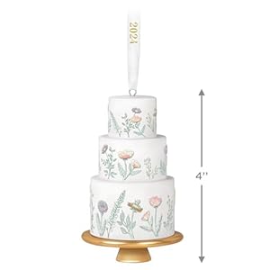 Hallmark Keepsake Christmas Ornament 2024, Tiers of Joy Wedding Cake, Porcelain, Gift for Couple Hallmark Keepsake Christmas Ornament 2024 Tiers of Joy Wedding Cake Porcelain Gift for Couple