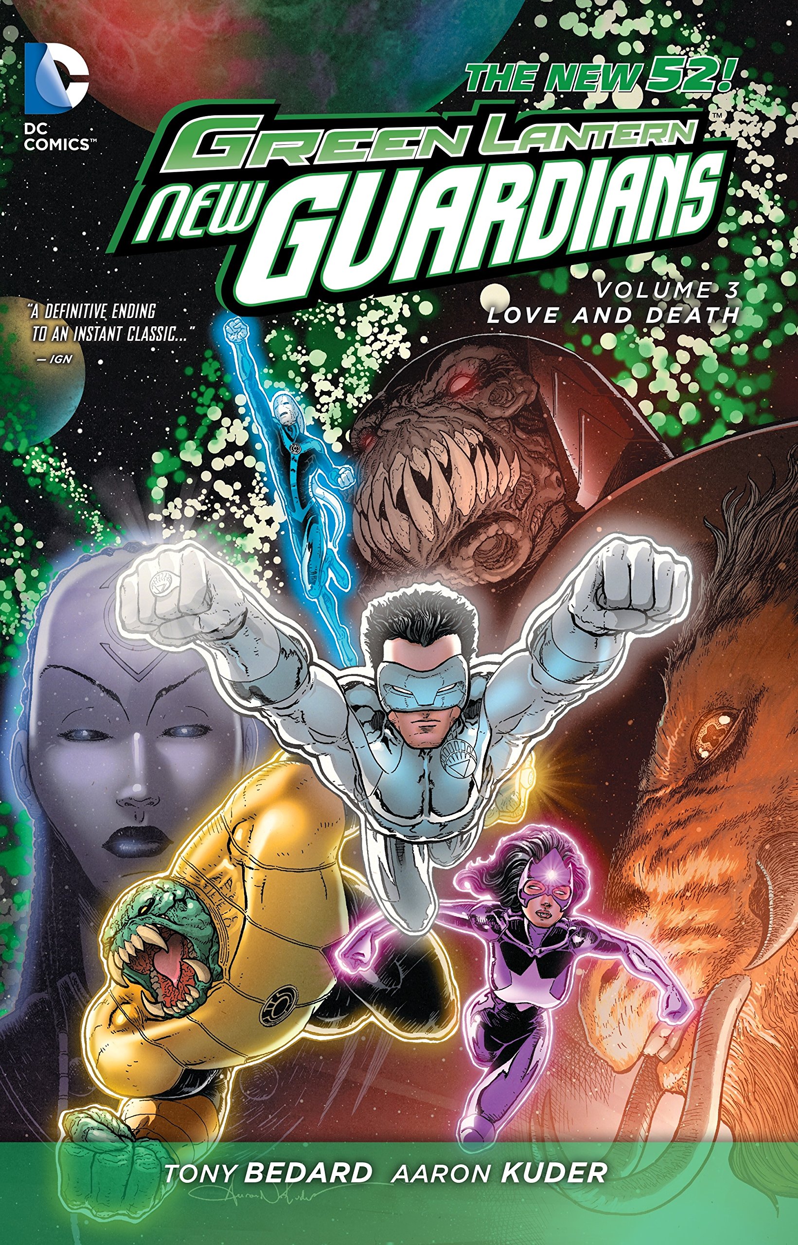 Green Lantern: New Guardians Vol. 3: Love & Death (The New 52) Paperback – July 8, 2014