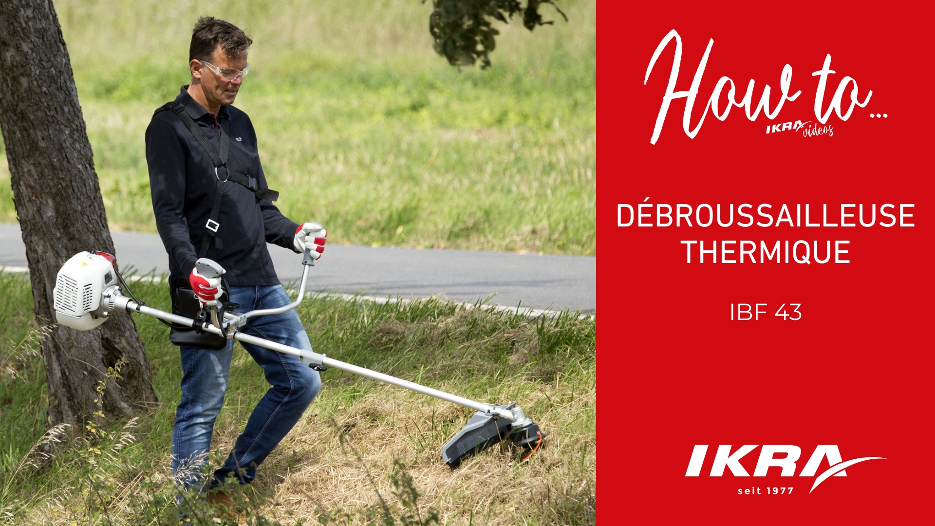 Ikra Débroussailleuse Thermique IBF 25-1 Bobine | France