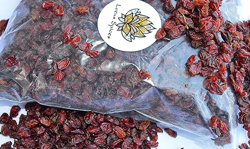 Lotus Spices - Abuelos auténticos, orgánicos y genuinos (Zereshk), frescos, sin OMG y sin pesticidas (8 onzas)