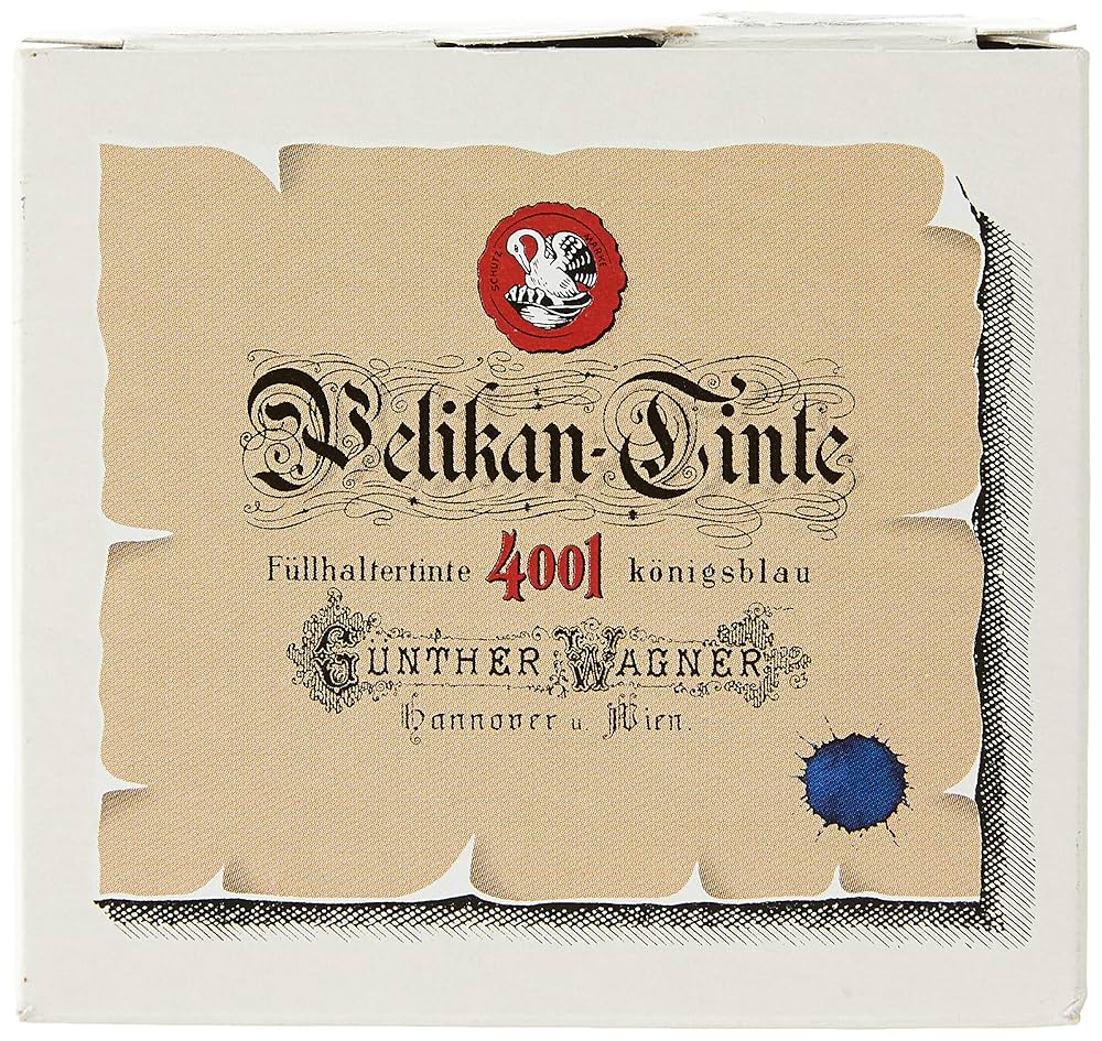 Pelikan 4001 ロイヤルブルー インクセット Amazon.com: Pelikan 4001 Bottled Ink for Fountain Pens