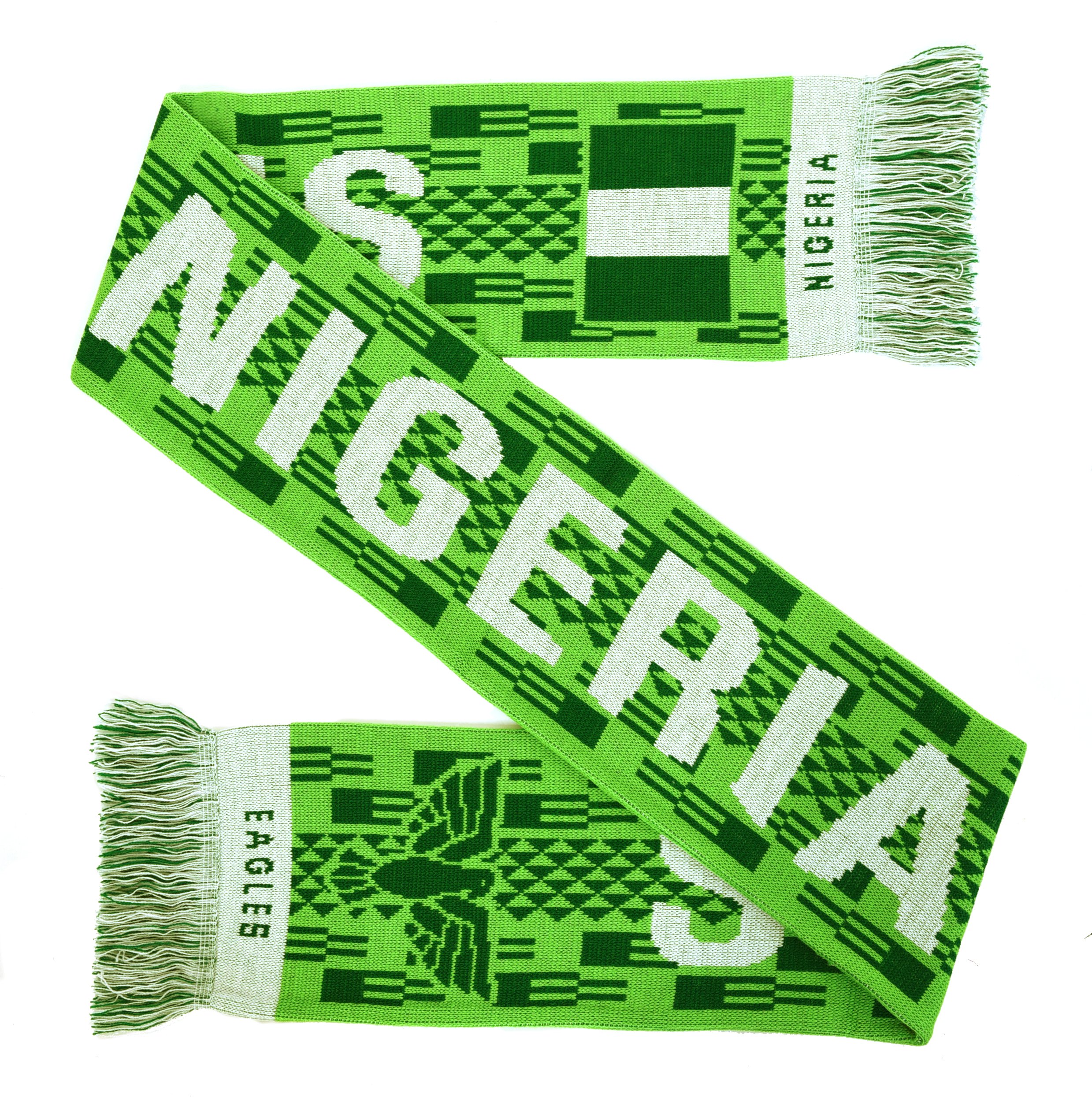 Nigeria Soccer Knit Scarf