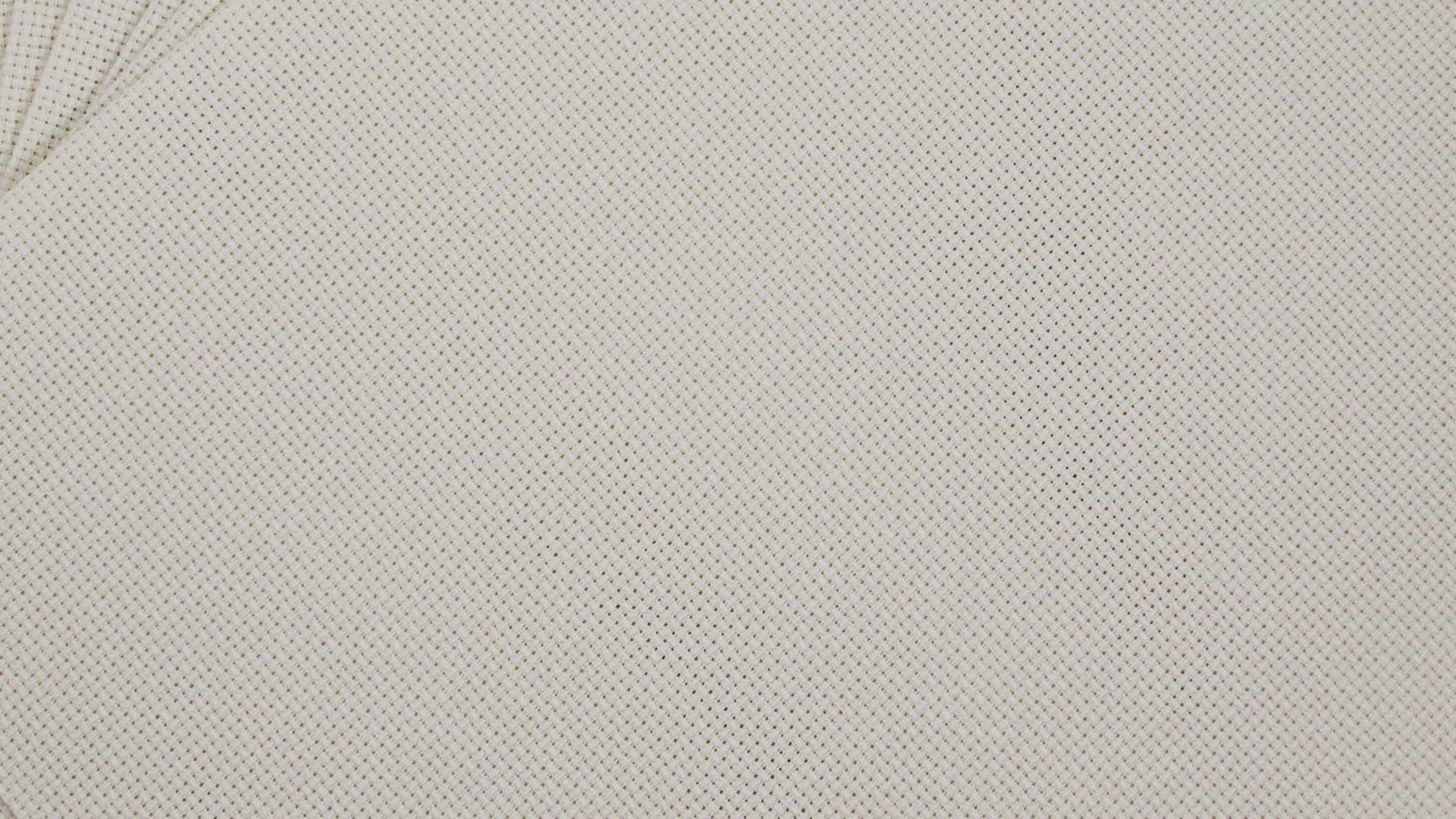 Image of KCS 59 inch x 1 Yard (93cmx149cm) 14ct Counted Cotton Aida Cloth Cross Stitch Fabric (Cream)