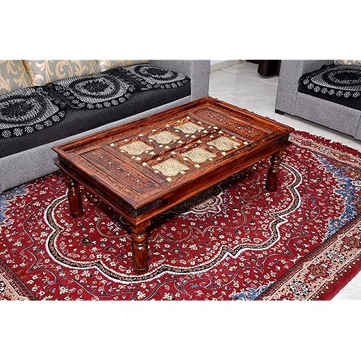 Antique Design Sheesham Solid Wood Coffee Table 8 MM