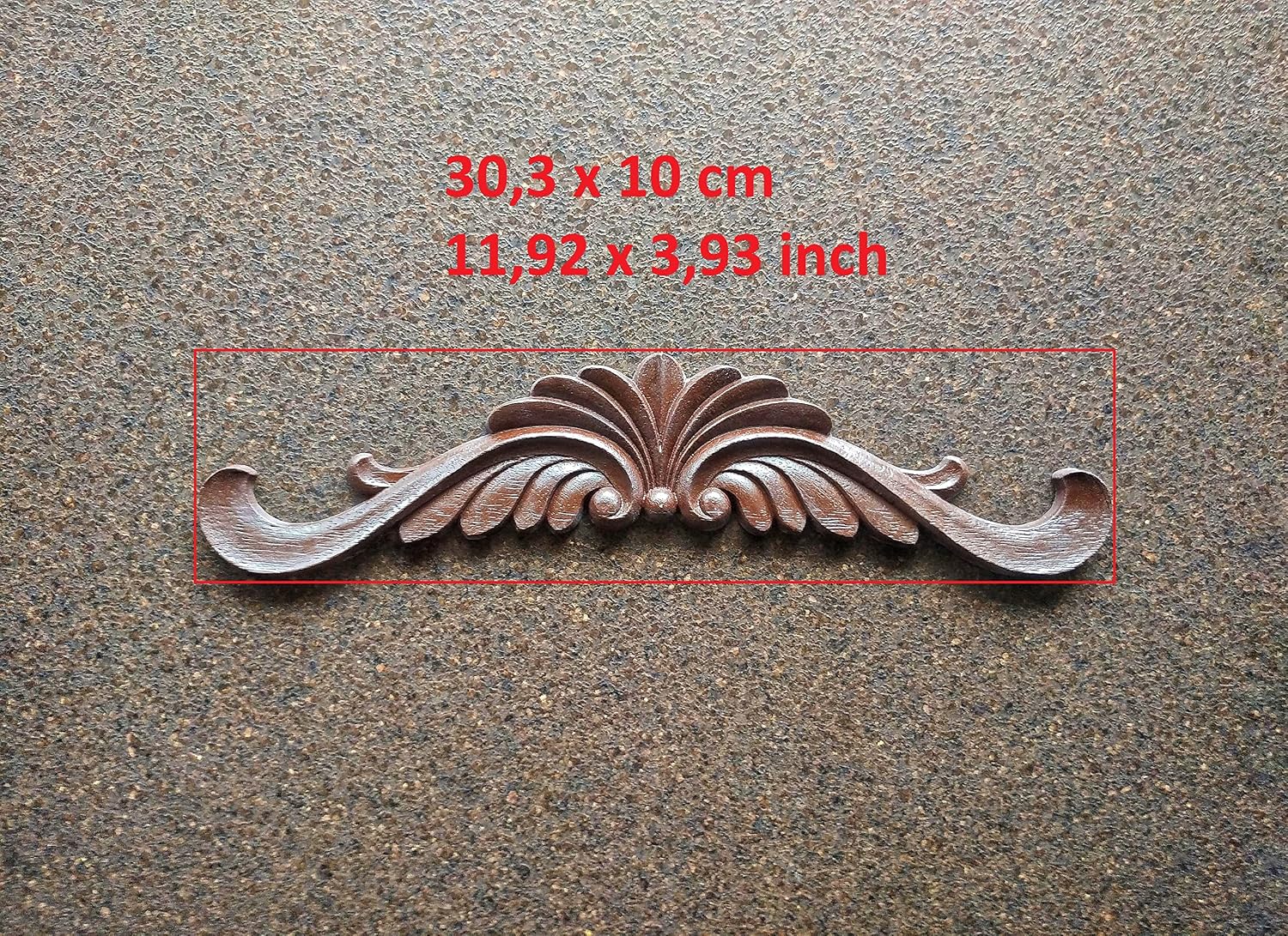 Central ornate pediment silicone mold, furniture appliques, wall pediments, ornate pediments, mold for resin, mold for concrete, mouldings