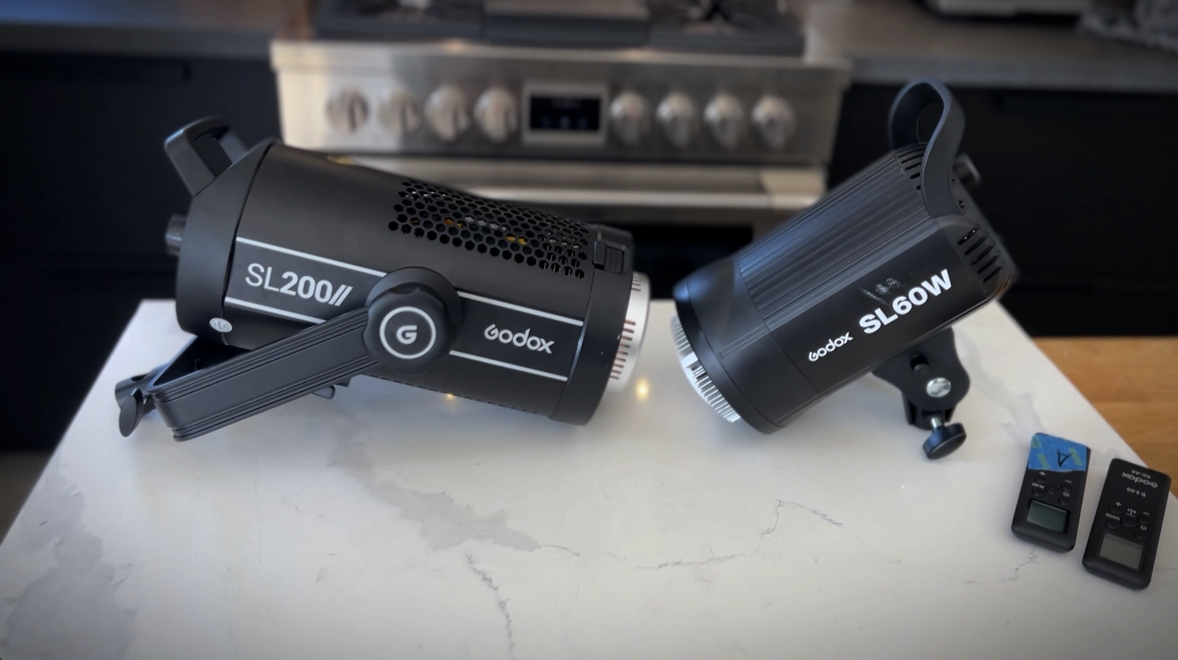 Watch Comparing the Godox SL-60W and Sl-200 II on Amazon Live