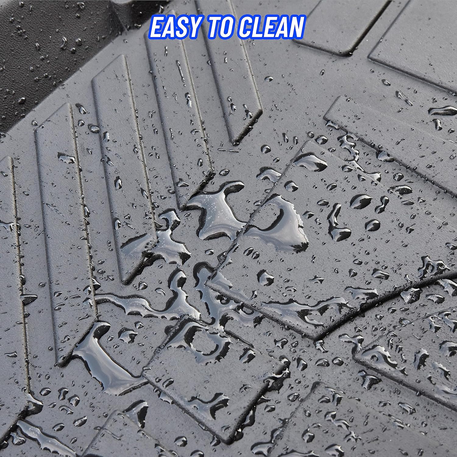 SAUTVS Front Floor Mats for Ranger SP 570, TPE Front Row Floor Liners All Weather Protection Slush Mats for Polaris Ranger SP 570 / Crew 2022 2023 2024 Accessories (1PCS, Replace #2889186) - Image 5