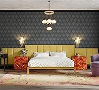 Vista 146 de Jaxx Panelist - Cabecero acolchado moderno, juego de 4 paneles para montar en la pared (cada uno de 11.25 x 38 pulgadas), tamaño King